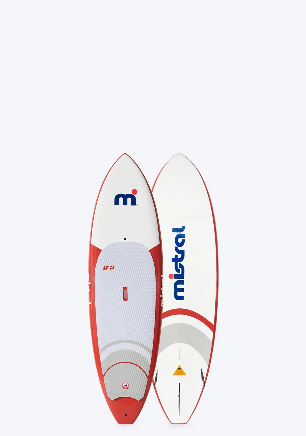 Mistral SEASPRAY 9'2 HARDBOARD - SUPSURF SUP Hardboard sup surf Red white front and back