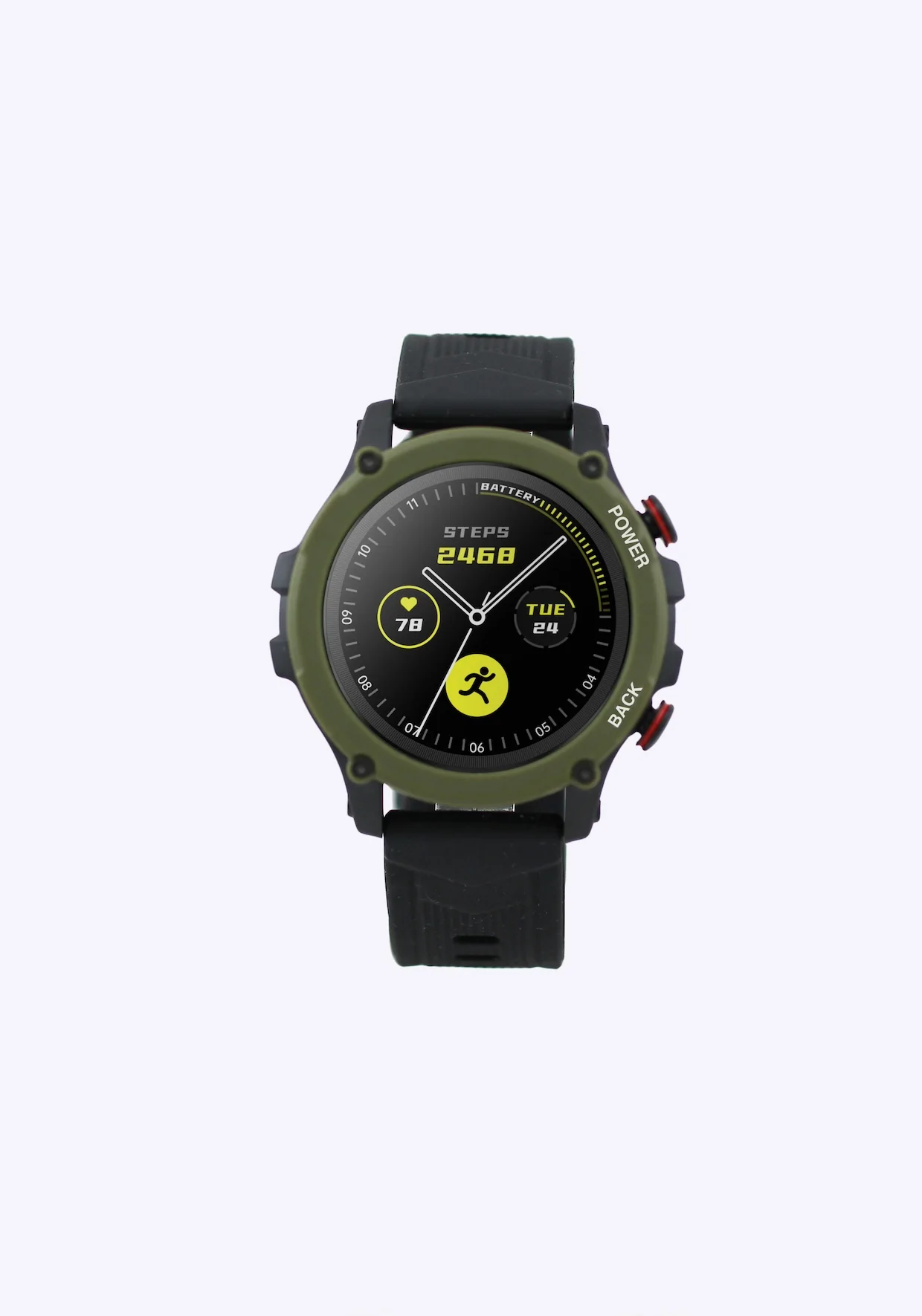 Mistral Smartwatch Sport - Black/Green (SMT-X050-08)