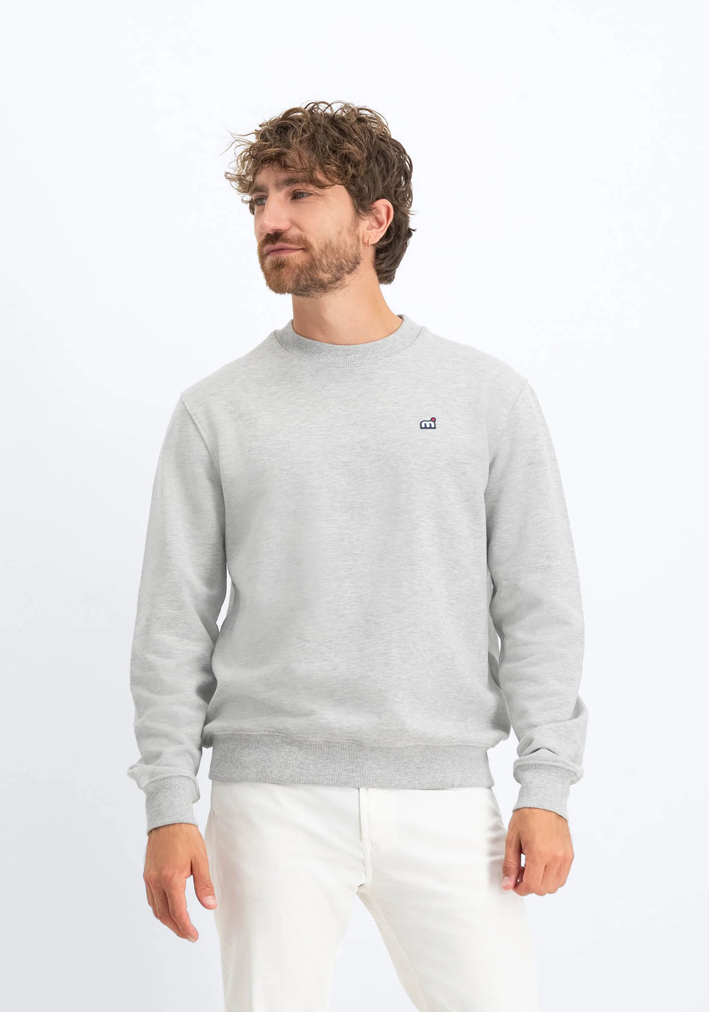 Antibes - Sweatshirt (Unisex) - Grey Marl