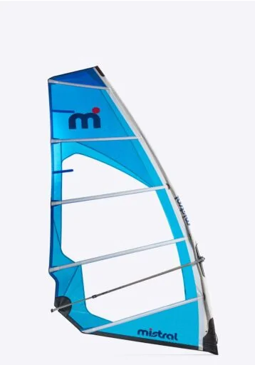 Mistral  Zonda 7.8m Freeride Windsurfing Rig sail 7,8 meter blue front