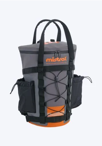 Mistral Combined Deck dry bag and hiking bag for SUP SUP Accessoires bags grey orange front