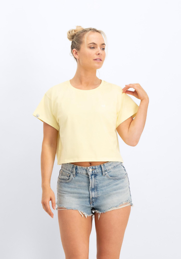 Valbonne - Cropped Tee - Double Cream