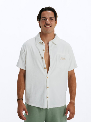 Bodhi Towel Shirt - Crispy White