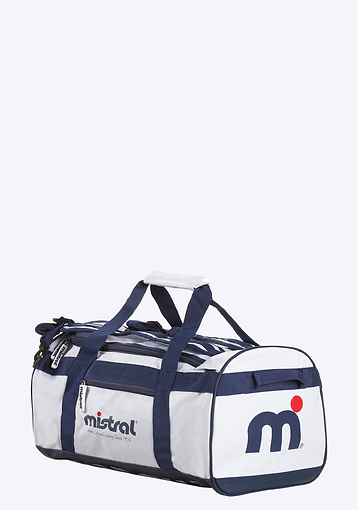 Mistral Water Proof Beach Bag - Blue / White bags waterproof blue white side front Mistral Water Proof Beach Bag - Blue / White bags waterproof blue white side front