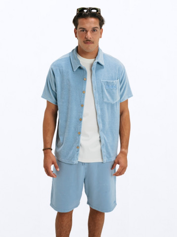 Bodhi Towel Shirt - Blue Lagoon