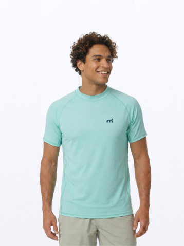 Ocean Rash Guard Men - Short Sleeve Mini Dot