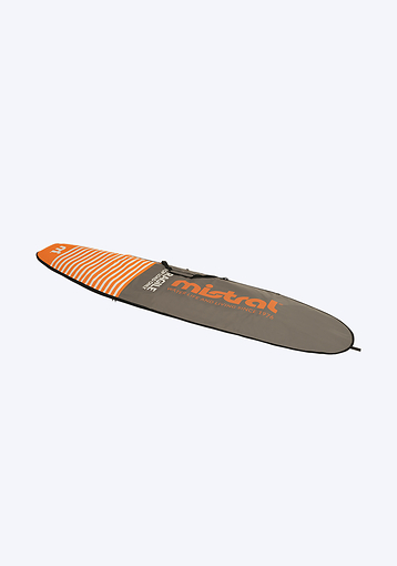 Mistral Sunburst board bag 10'5 x 32"x 3.5" SUP Accessoires bags grey orange side front